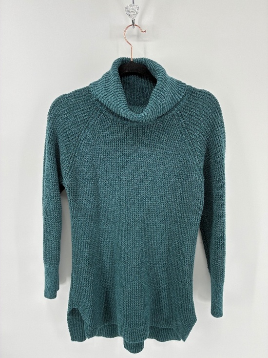Reitmans Sweaters - Teal Green Reitmans Knit Turtleneck Sweater